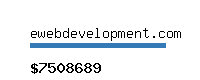 ewebdevelopment.com Website value calculator