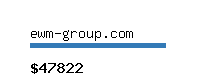 ewm-group.com Website value calculator