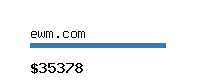 ewm.com Website value calculator