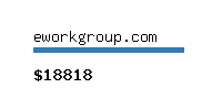 eworkgroup.com Website value calculator