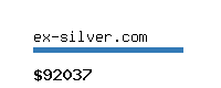 ex-silver.com Website value calculator