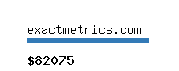 exactmetrics.com Website value calculator