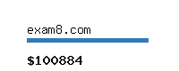 exam8.com Website value calculator