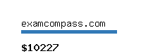 examcompass.com Website value calculator