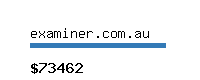 examiner.com.au Website value calculator