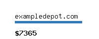 exampledepot.com Website value calculator