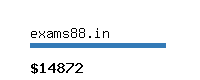 exams88.in Website value calculator