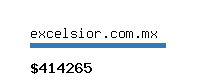 excelsior.com.mx Website value calculator