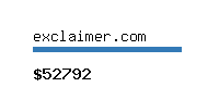 exclaimer.com Website value calculator