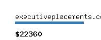 executiveplacements.com Website value calculator