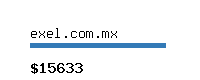 exel.com.mx Website value calculator