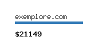 exemplore.com Website value calculator