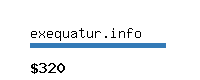 exequatur.info Website value calculator