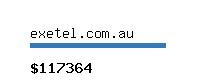 exetel.com.au Website value calculator