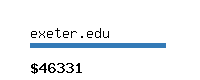 exeter.edu Website value calculator