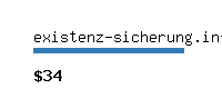 existenz-sicherung.info Website value calculator