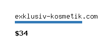 exklusiv-kosmetik.com Website value calculator