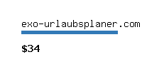 exo-urlaubsplaner.com Website value calculator