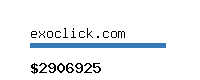 exoclick.com Website value calculator