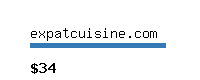 expatcuisine.com Website value calculator