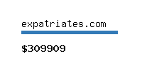 expatriates.com Website value calculator