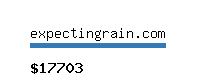 expectingrain.com Website value calculator