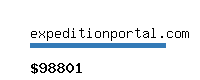 expeditionportal.com Website value calculator