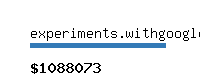 experiments.withgoogle.com Website value calculator