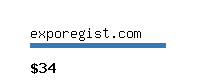 exporegist.com Website value calculator