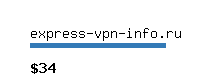 express-vpn-info.ru Website value calculator