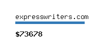 expresswriters.com Website value calculator