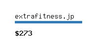 extrafitness.jp Website value calculator