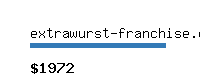 extrawurst-franchise.com Website value calculator