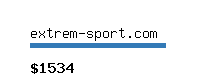 extrem-sport.com Website value calculator