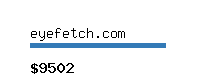 eyefetch.com Website value calculator