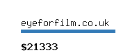 eyeforfilm.co.uk Website value calculator