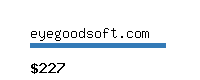 eyegoodsoft.com Website value calculator