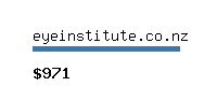 eyeinstitute.co.nz Website value calculator