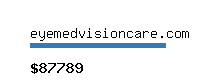 eyemedvisioncare.com Website value calculator