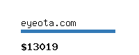 eyeota.com Website value calculator