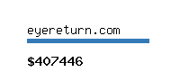 eyereturn.com Website value calculator