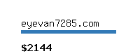 eyevan7285.com Website value calculator