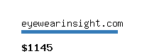 eyewearinsight.com Website value calculator