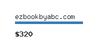 ezbookbyabc.com Website value calculator