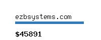 ezbsystems.com Website value calculator
