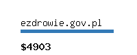ezdrowie.gov.pl Website value calculator