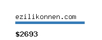 ezilikonnen.com Website value calculator