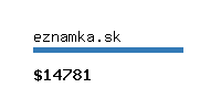eznamka.sk Website value calculator