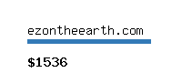 ezontheearth.com Website value calculator