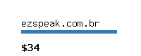 ezspeak.com.br Website value calculator